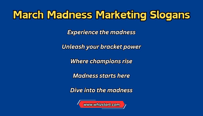 March Madness Marketing Slogans