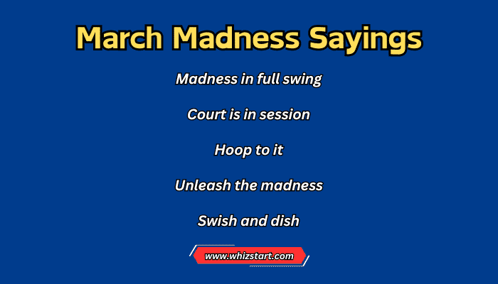 March Madness Sayings