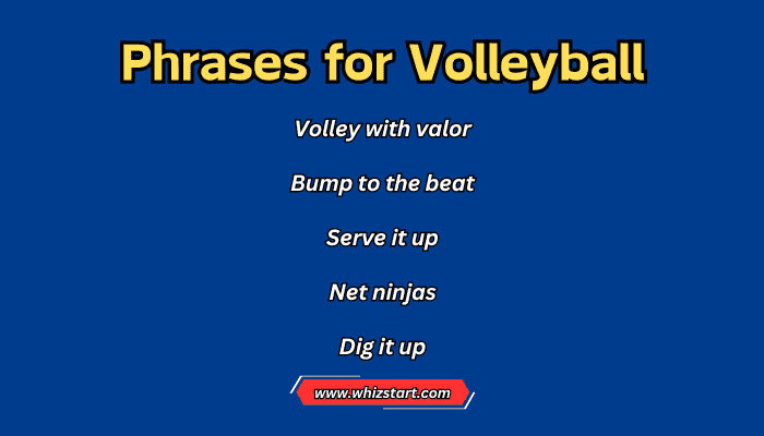 Phrases for Volleyball