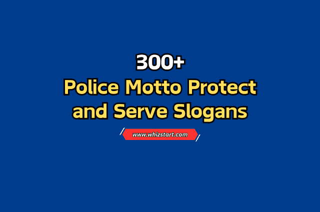 Police Motto Protect and Serve