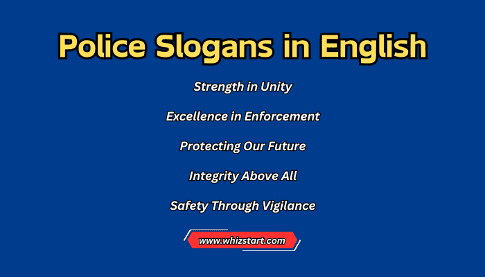 Police Slogans in English
