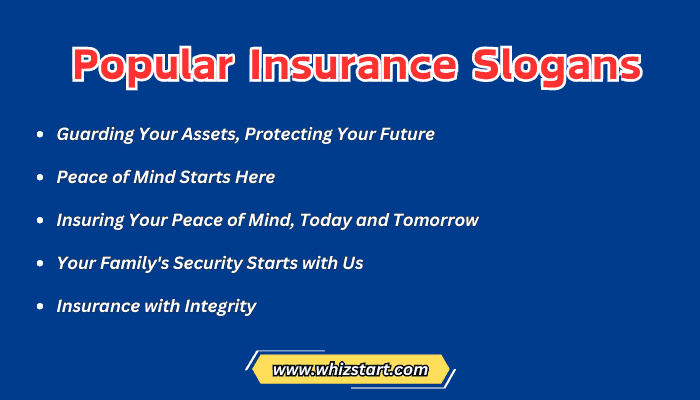 Popular Insurance Slogans