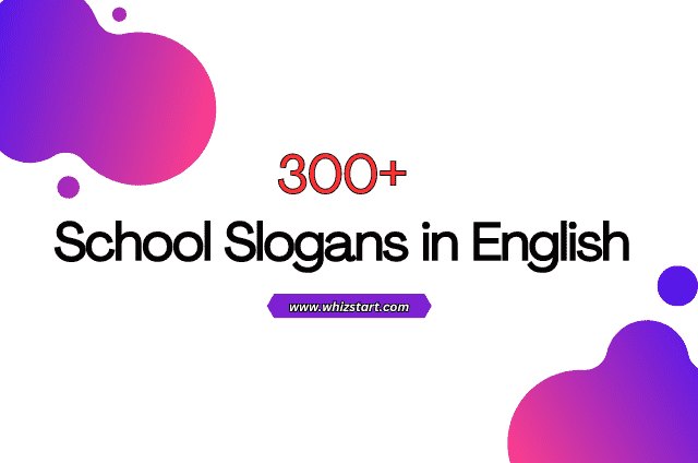 School Slogans in English