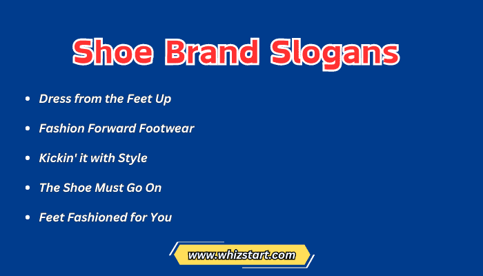 Shoe Brand Slogans