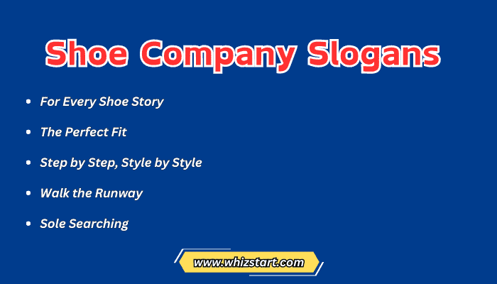 Shoe Company Slogans