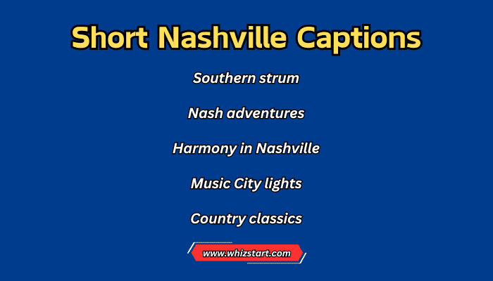 Short Nashville Captions