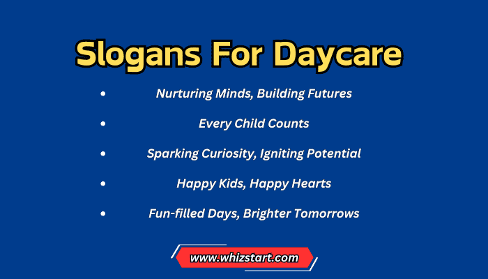 Slogans For Daycare