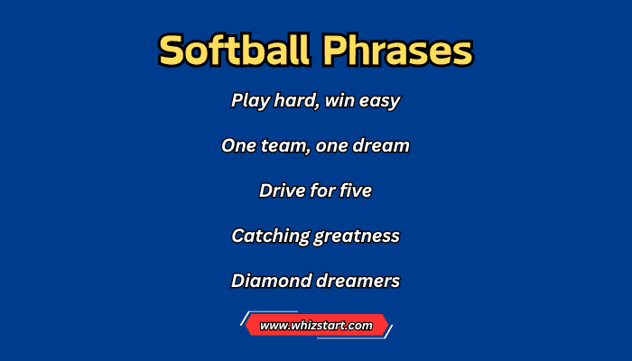 Softball Phrases
