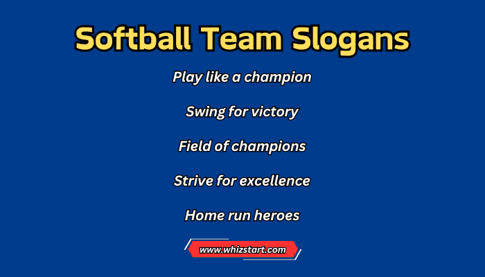 Softball Team Slogans