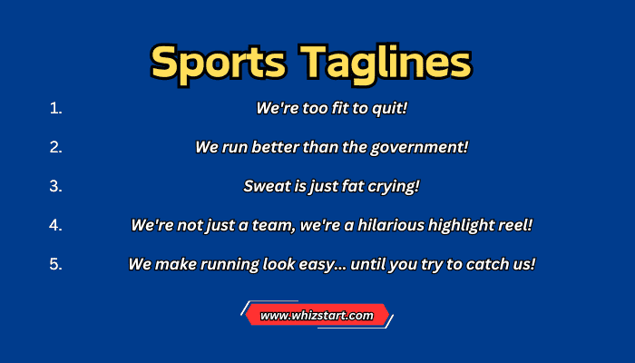 Sports Taglines