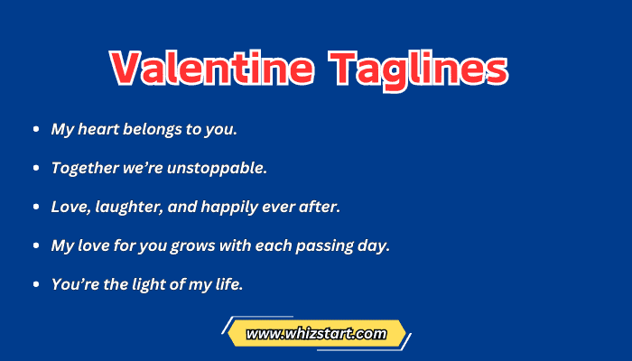 Valentine Taglines