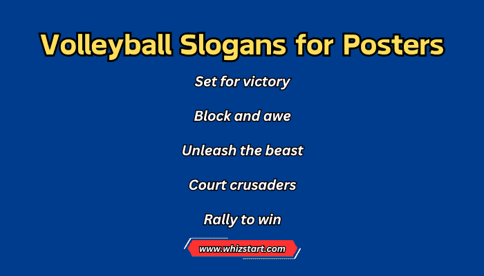 Volleyball Slogans for Posters