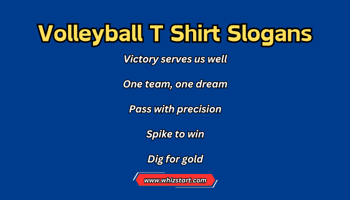Volleyball T Shirt Slogans