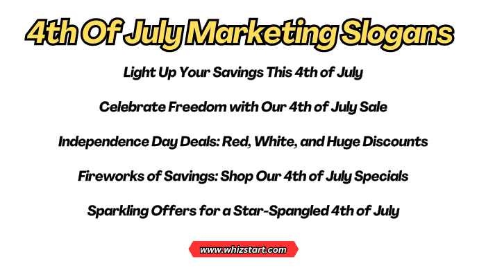 4th Of July Marketing Slogans
