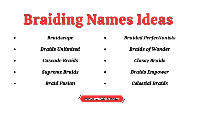 Braiding Names Ideas