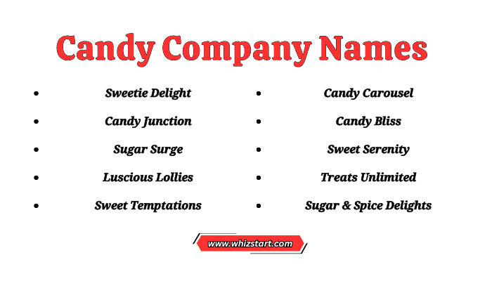Candy Company Names