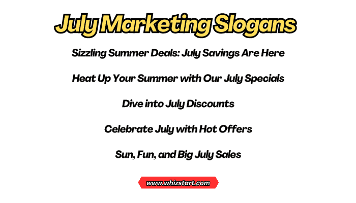 July Marketing Slogans