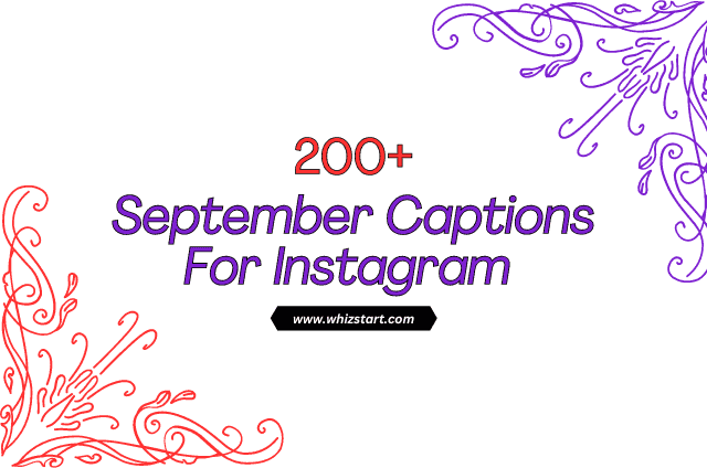 September Captions For Instagram