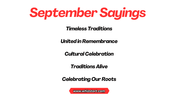 September Sayings