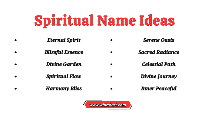 Spiritual Name Ideas