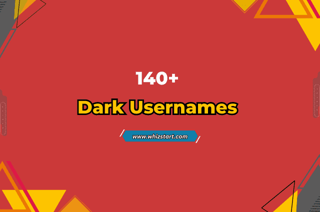 Dark Usernames