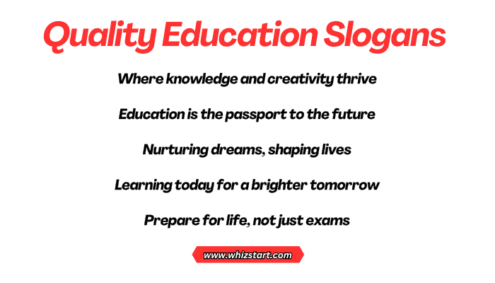 Quality Education Slogans