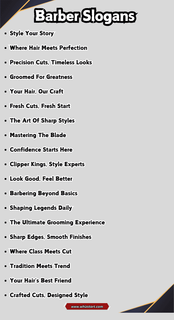 Barber Slogans