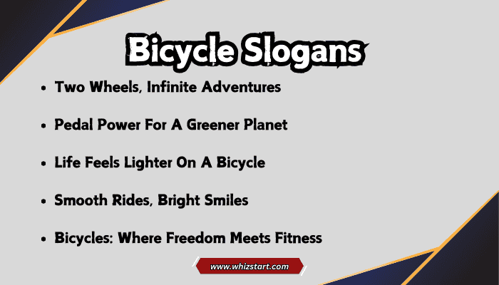 Bicycle Slogans