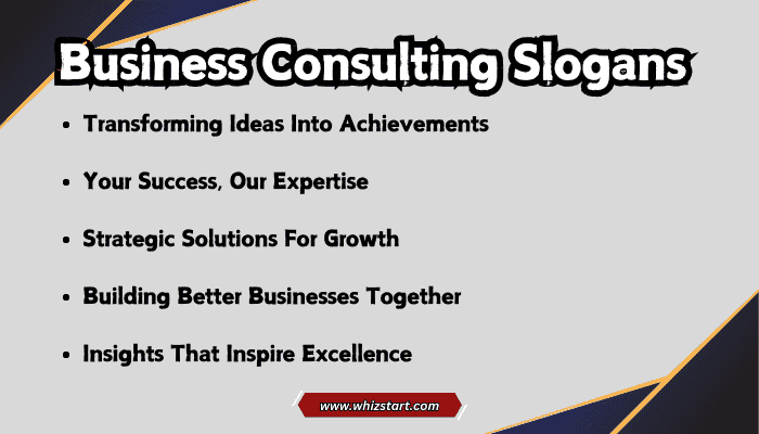 Business Consulting Slogans