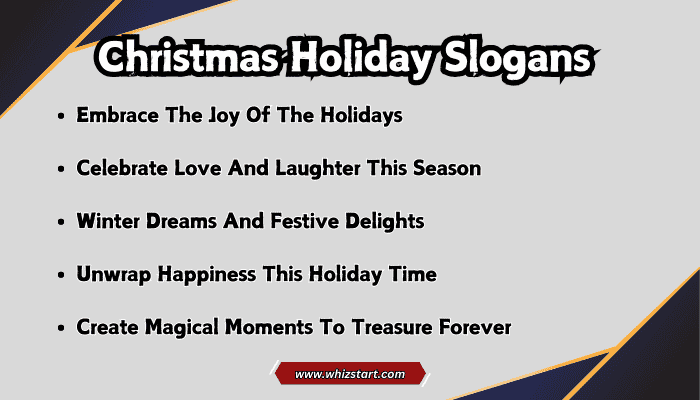 Christmas Holiday Slogans