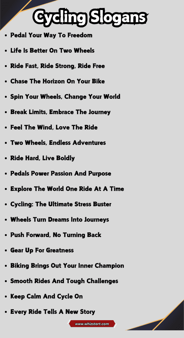 Cycling Slogans