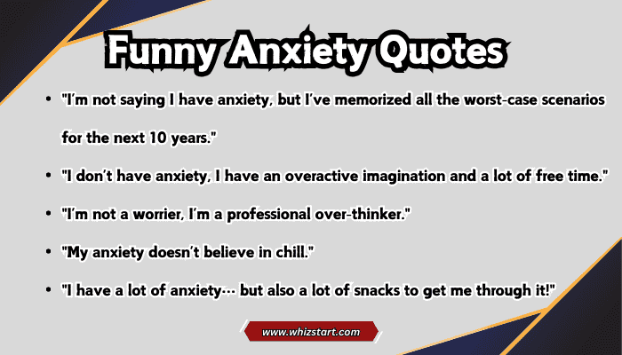 Funny Anxiety Quotes