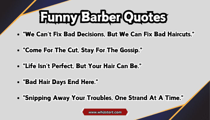 Funny Barber Quotes