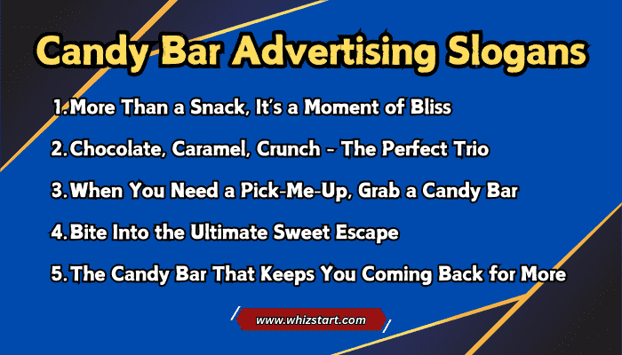 Candy Bar Advertising Slogans