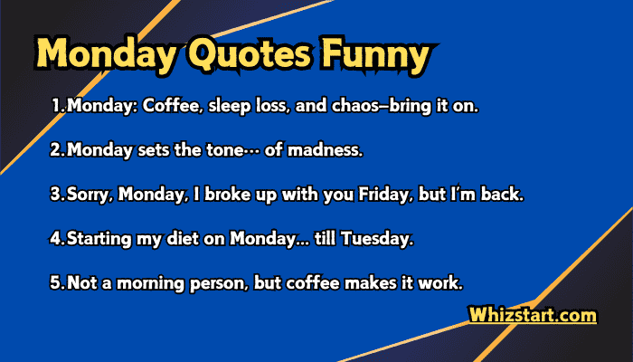 Monday Quotes Funny