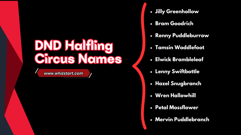 DND Halfling Circus Names