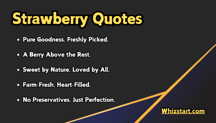 Strawberry Quotes