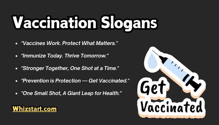 Vaccination Slogans