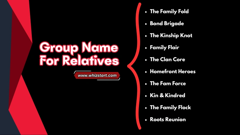 Group Name For Relatives