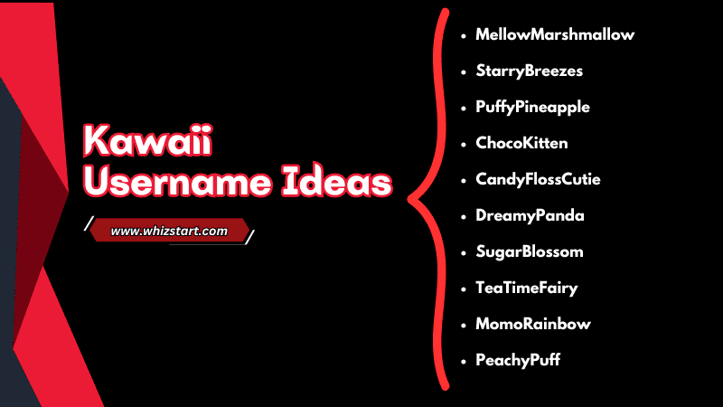 Kawaii Username Ideas