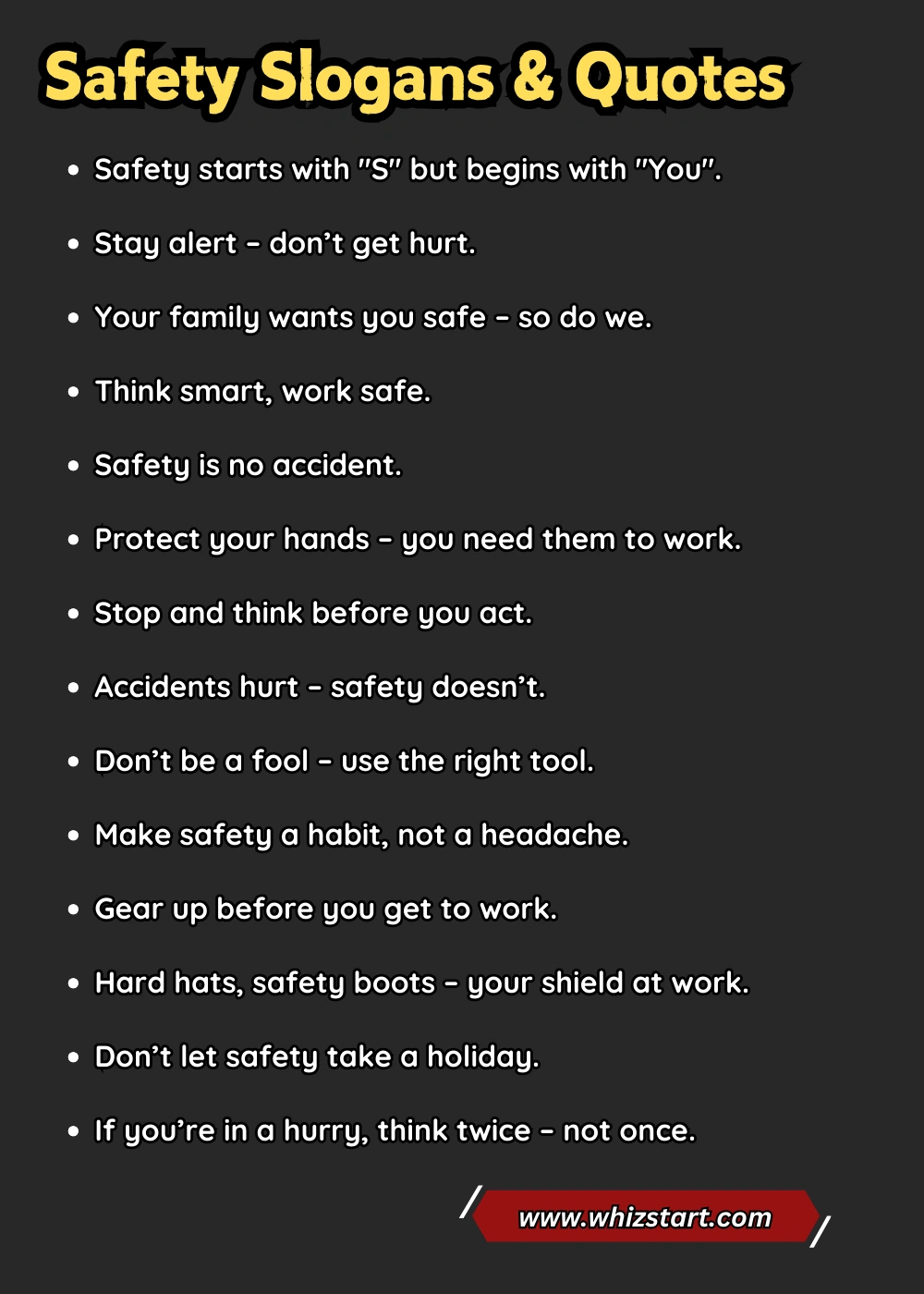 Safety Slogans