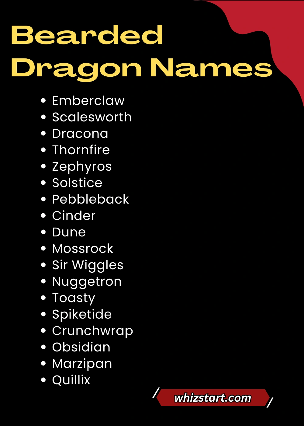Best Dragon Names and Bearded Dragon Names