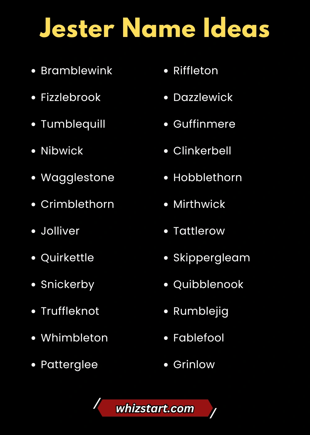 Jester Names Funny, Medieval, Fantasy & Court Jester Name Ideas
