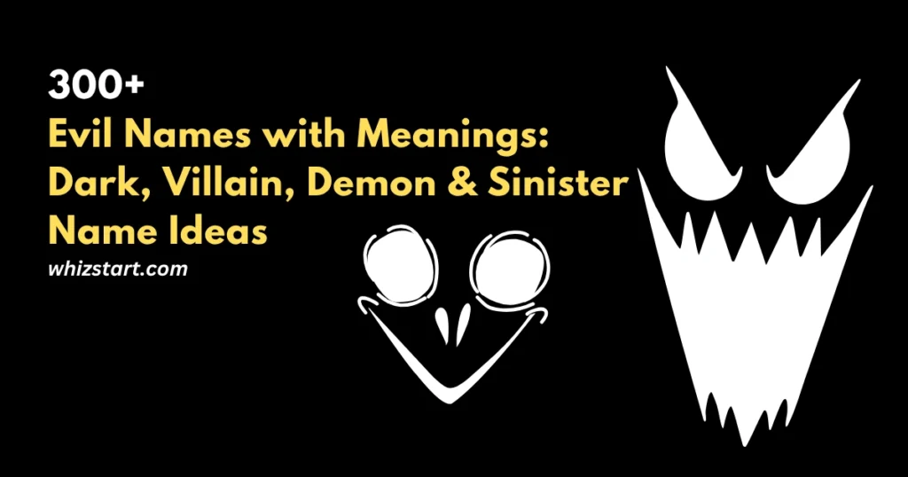 Evil Names with Meanings
