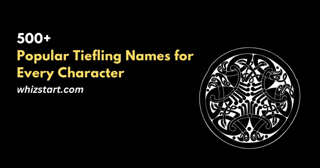 Popular Tiefling Names for Every Character