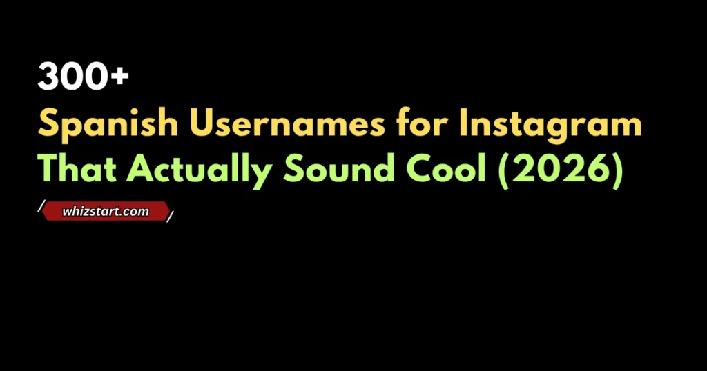 Spanish Usernames