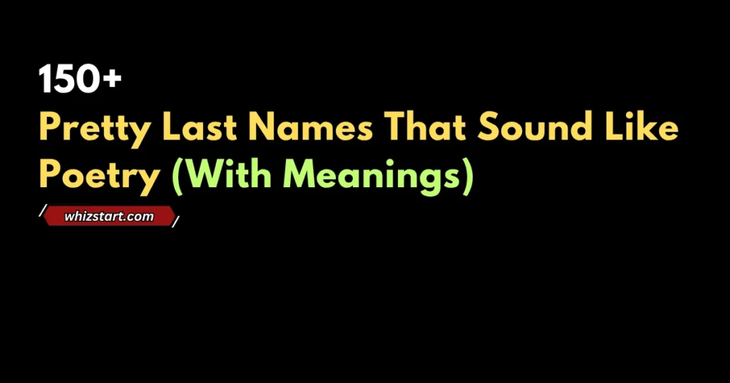 surnames pretty