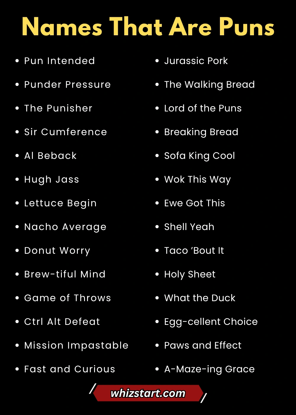Names That Are Puns