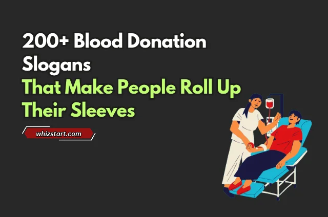 Catchy Blood Donation Slogans for Campaigns